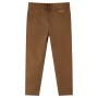 Pantalón infantil color coñac 140 de vidaXL, Pantalones de niños - Ref: Foro24-12968, Precio: 14,28 €, Descuento: %