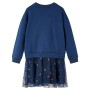 Vestido infantil de manga larga azul marino 116 de vidaXL, Vestidos de niños - Ref: Foro24-14196, Precio: 15,23 €, Descuento: %