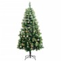 Artificial Christmas tree with hinges 150 LED and balls 150 cm by vidaXL, Christmas trees - Ref: Foro24-3210294, Price: 90,80...