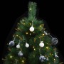 Künstlicher Weihnachtsbaum mit Scharnieren 150 LED und Kugeln 150 cm von vidaXL, Weihnachtsbäume - Ref: Foro24-3210318, Preis...