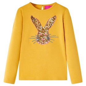 Children's long-sleeved t-shirt in ocher color 104 by vidaXL, Kids T-shirts - Ref: Foro24-13965, Price: 10,99 €, Discount: %