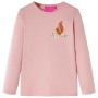 Children's long-sleeved t-shirt light pink 104 by vidaXL, Kids T-shirts - Ref: Foro24-13510, Price: 9,81 €, Discount: %