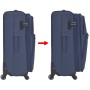 Set of 3 navy blue soft suitcases by vidaXL, Suitcases - Ref: Foro24-91317, Price: 146,68 €, Discount: %