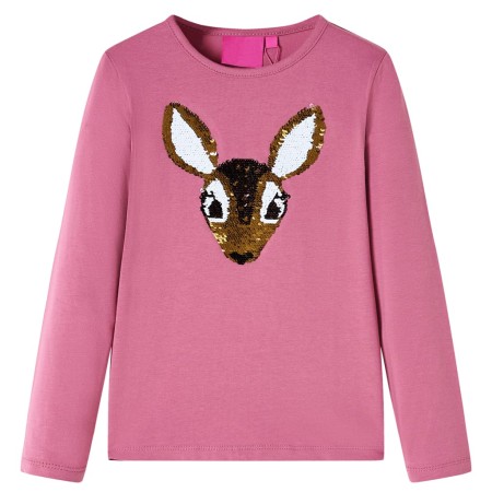 Children's long-sleeved t-shirt raspberry 92 by vidaXL, Kids T-shirts - Ref: Foro24-14189, Price: 10,29 €, Discount: %