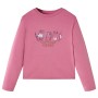 Long-sleeved children's t-shirt with raspberry horse print, size 128. by vidaXL, Kids T-shirts - Ref: Foro24-14447, Price: 9,...