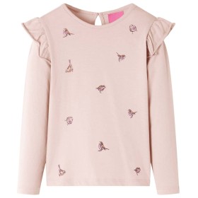 Camiseta infantil de manga larga rosa 140 de vidaXL, Camisetas para niños - Ref: Foro24-14348, Precio: 8,99 €, Descuento: %