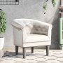 Sillón cuero sintético blanco de vidaXL, Sillones - Ref: Foro24-356499, Precio: 156,99 €, Descuento: %