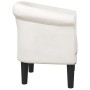 Sillón cuero sintético blanco de vidaXL, Sillones - Ref: Foro24-356499, Precio: 156,99 €, Descuento: %