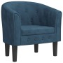 Dark blue velvet armchair by vidaXL, Armchairs - Ref: Foro24-356473, Price: 171,75 €, Discount: %