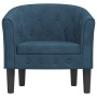 Dark blue velvet armchair by vidaXL, Armchairs - Ref: Foro24-356473, Price: 171,75 €, Discount: %