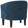 Dark blue velvet armchair by vidaXL, Armchairs - Ref: Foro24-356473, Price: 171,75 €, Discount: %