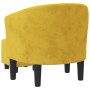 Armchair with yellow velvet footstool by vidaXL, Armchairs - Ref: Foro24-356484, Price: 162,08 €, Discount: %