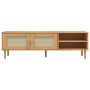 SENJA TV cabinet rattan look pine wood brown 158x40x49cm by vidaXL, TV Furniture - Ref: Foro24-358043, Price: 95,29 €, Discou...