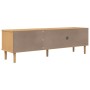 Mueble de TV SENJA aspecto ratán madera pino marrón 158x40x49cm de vidaXL, Muebles TV - Ref: Foro24-358043, Precio: 101,42 €,...