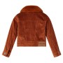 Cognac corduroy children's jacket 104 by vidaXL, Children's outerwear - Ref: Foro24-13910, Price: 15,56 €, Discount: %