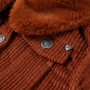 Cognac corduroy children's jacket 104 by vidaXL, Children's outerwear - Ref: Foro24-13910, Price: 15,56 €, Discount: %