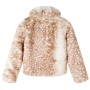 Chaqueta infantil de pelo sintético color coñac 140 de vidaXL, Ropa de abrigo para niños - Ref: Foro24-13848, Precio: 21,02 €...