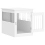 Engineered wood dog crate, white, 55x75x65 cm by vidaXL, Dog kennels - Ref: Foro24-838316, Price: 95,81 €, Discount: %