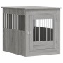 Sonoma Hundekäfig aus grauem Holzwerkstoff 64,5x80x71 cm von vidaXL, Hundehütten - Ref: Foro24-838335, Preis: 112,69 €, Rabat...