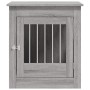 Dog crate made of gray Sonoma engineered wood, measuring 64.5x80x71 cm. by vidaXL, Dog kennels - Ref: Foro24-838335, Price: 1...