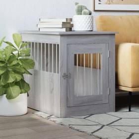 Engineered wood dog crate in Sonoma gray, 55x75x65 cm. by vidaXL, Dog kennels - Ref: Foro24-838321, Price: 93,68 €, Discount: %