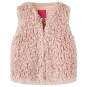 Light pink synthetic fur children's vest size 128 by vidaXL, Children's outerwear - Ref: Foro24-14397, Price: 13,82 €, Discou...