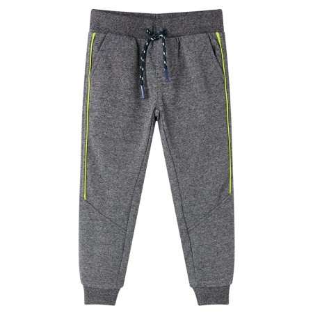 Children's gray mélange sweatpants size 104 by vidaXL, kids pants - Ref: Foro24-13280, Price: 10,26 €, Discount: %