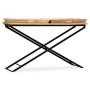 Solid mango wood console table 130x40x80 cm by vidaXL, Side tables - Ref: Foro24-244897, Price: 163,99 €, Discount: %