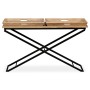 Mesa consola de madera de mango maciza 130x40x80 cm de vidaXL, Mesas auxiliares - Ref: Foro24-244897, Precio: 163,40 €, Descu...