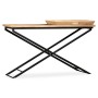 Mesa consola de madera de mango maciza 130x40x80 cm de vidaXL, Mesas auxiliares - Ref: Foro24-244897, Precio: 163,40 €, Descu...