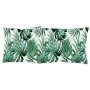 High back garden chair cushion 6 pcs fabric leaves 120x50x7cm by vidaXL, Cushions for chairs and sofas - Ref: Foro24-314271, ...