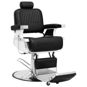 Black synthetic leather hairdressing chair 68x69x116 cm by vidaXL, Hairdressing chairs - Ref: Foro24-110168, Price: 805,94 €,...