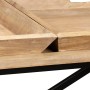 Mesa consola de madera de mango maciza 130x40x80 cm de vidaXL, Mesas auxiliares - Ref: Foro24-244897, Precio: 163,40 €, Descu...