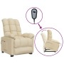 Cream fabric lifting armchair by vidaXL, Armchairs - Ref: Foro24-3100349, Price: 343,99 €, Discount: %