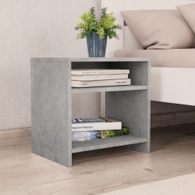 Bedside table made of gray concrete plywood, 40x30x40 cm by vidaXL, Nightstands - Ref: Foro24-800017, Price: 28,46 €, Discoun...