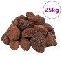 Rotes Vulkangestein 25 kg 5-8 cm von vidaXL, Aquariumdekoration - Ref: Foro24-155316, Preis: 64,99 €, Rabatt: %