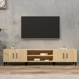 Sonoma oak plywood TV cabinet 180x31.5x40 cm by vidaXL, TV Furniture - Ref: Foro24-816267, Price: 108,03 €, Discount: %