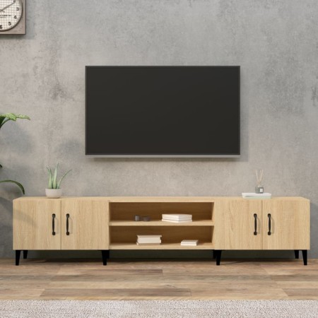 Sonoma oak plywood TV cabinet 180x31.5x40 cm by vidaXL, TV Furniture - Ref: Foro24-816267, Price: 112,12 €, Discount: %