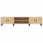 Sonoma oak plywood TV cabinet 180x31.5x40 cm by vidaXL, TV Furniture - Ref: Foro24-816267, Price: 112,12 €, Discount: %