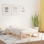 Estructura de cama individual de madera maciza 90x190 cm de vidaXL, Camas y somieres - Ref: Foro24-820826, Precio: 63,99 €, D...