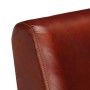 Sillón de cuero auténtico marrón oscuro de vidaXL, Sillones - Ref: Foro24-247641, Precio: 182,41 €, Descuento: %