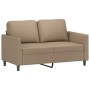 2-Sitzer-Sofa aus cappuccinofarbenem Kunstleder, 120 cm von vidaXL, Sofas - Ref: Foro24-359332, Preis: 249,27 €, Rabatt: %