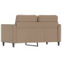 2-Sitzer-Sofa aus cappuccinofarbenem Kunstleder, 120 cm von vidaXL, Sofas - Ref: Foro24-359332, Preis: 249,27 €, Rabatt: %