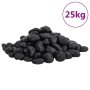 Guijarros pulidos negros 25 kg 2-5 cm de vidaXL, Decoración de acuarios - Ref: Foro24-155328, Precio: 65,99 €, Descuento: %