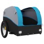 Remolque para bicicleta hierro negro y azul 45 kg de vidaXL, Remolques para bicicletas - Ref: Foro24-94135, Precio: 83,70 €, ...