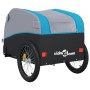 Remolque para bicicleta hierro negro y azul 45 kg de vidaXL, Remolques para bicicletas - Ref: Foro24-94135, Precio: 83,70 €, ...