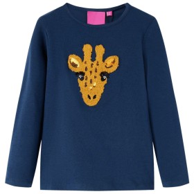 Navy blue long-sleeved children's t-shirt 116 by vidaXL, Kids T-shirts - Ref: Foro24-13491, Price: 8,99 €, Discount: %