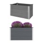 Arriate de WPC gris 100x50x54 cm de vidaXL, Maceteros y jardineras - Ref: Foro24-43603, Precio: 143,34 €, Descuento: %