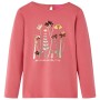 Camiseta infantil de manga larga rosa envejecido 104 de vidaXL, Camisetas para niños - Ref: Foro24-13610, Precio: 10,29 €, De...