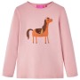 Camiseta infantil de manga larga rosa claro 140 de vidaXL, Camisetas para niños - Ref: Foro24-13633, Precio: 8,60 €, Descuent...